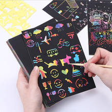 10Pcs 32K Baby Toys DIY Art Scratch Painting Paper With Stick For Kids Drawing Baby Educational Toys Child Christmas Gifts 2024 - buy cheap