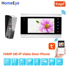 HomeEye-videoportero IP con WiFi, sistema de intercomunicación de vídeo HD, aplicación remota TuyaSmart, desbloqueo, detección de movimiento, Control de acceso de seguridad 2024 - compra barato