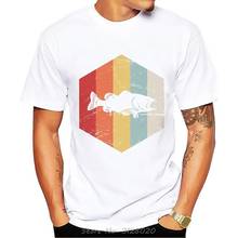 Hexagon Logo Fish T Shirt Men JOLLYPEACH  White Casual Tshirt Tees Sublimation Print t-shirt Harajuku 2024 - buy cheap