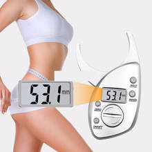 Body Fat Caliper Tester Scales Fitness Monitors Analyzer Digital Skinfold Slimming Measuring instruments Electronic Fat Measure 2024 - buy cheap