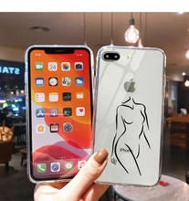 For Apple iPhone 11 12 Pro Max 12 Mini X XR XS XS Max Customized Stick figure Simplicity Silicone Mobile Phone Cover Case 2024 - buy cheap