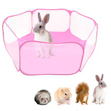 Pet playpen portátil pop aberto interior ao ar livre pequena gaiola animal tenda cerca para hamster chinchilas guinea-porcos 2024 - compre barato