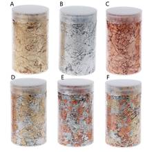 10g Gold Silver Gilding Flakes Metallic Foil Flakes Glitter Painting Art Craft Nail Art Resin Fillings Jewelry Making 2024 - buy cheap