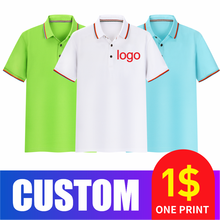 COCT short-sleeved polo shirt men’s and women’s customized tops casual life personal group LOGO embroidery short-sleeved Polo 2024 - buy cheap