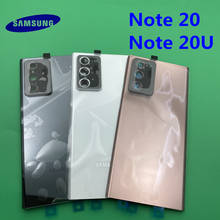 Samsung galaxy note 20 note20 ultra capa traseira, capa de bateria, invólucro de vidro, porta traseira, substituição original 2024 - compre barato