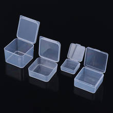 1PC 2017 NEW HOT Sale!!! Small Mini Durable Plastic Transparent With Lid Jewelry Necklace Collection Container Case Storage Box 2024 - compre barato