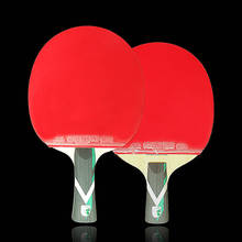 Raqueta de tenis de mesa de carbono, 7 capas, alta elasticidad, entrenamiento profesional, palo de Ping Pong 2024 - compra barato