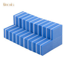 50PCS Double-sided Mini Nail Buffers Sanding Sponge Nail File Blue Grinding Polishing Buffers Nail Art Salon Tools Accessories 2024 - buy cheap