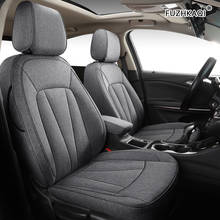 FUZHKAQI Custom FLAX car seat covers For JAC S2 S3 S5 RS M2 A30 A13 M3 M5 iEV6S T6 M4 A60 iEV S7 iEV7S Automobiles Seat Cover 2024 - buy cheap