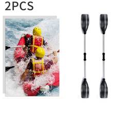 1Pair Kayak Paddle Kayaking Boating Oar with Paddle Leash for Inflatable Boats 2024 - buy cheap