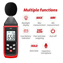 Цифровой шумомер SLM, бытовой Высокоточный Ручной измеритель уровня шума, детектор децибел 2024 - купить недорого