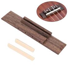 Novidade porca e sela de plástico de pau-jacarandá, peças de reposição para ukulele, instrumento musical, ferramenta de reparo 2024 - compre barato