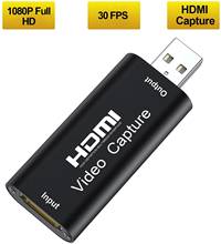 Mimi HDMI Video Capture Card AdapterTo USB 2.0 Video Capture Card Game Recording Box for Computer Youtube OBS Etc Live Streaming 2024 - buy cheap