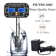 PH/TDS-2683 2 in 1 pH Meter pH/TDS Water Quality Tester TDS Meter Waterproof Double Display Tester for Aquarium Pool Spa 40% OFF 2024 - buy cheap