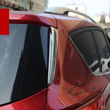 Capa de carro para carro ford kuga escape 2013 a 2017, cromado abs, janelas traseiras, spoilers, acessórios de capa, estilo, 2 peças 2024 - compre barato