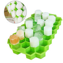 Silicone 37 Cubes Ice Cube Tray Honeycomb Ice Cube Maker Mold for Ice Cream Party Cold Drink Cocktail Whiskey Popsicle Molds 2024 - buy cheap