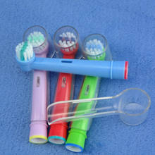 Vbatty-cabezales de cepillo de dientes eléctrico para blanqueamiento dental, repuesto para Vitality, con cubierta protectora cerdas suaves, 4 Uds. 2024 - compra barato