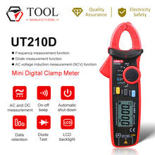 UNI-T UT210D AC/DC Current Voltage Resistance Mini Digital Clamp Meter Multimeter Auto Range Multimeter 2024 - buy cheap