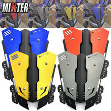 Deflector de parabrisas deportivo para motocicleta, pantalla de aleación de aluminio, compatible con YAMAHA MT15, MT-15, 2019, 2020, MT 15 2024 - compra barato