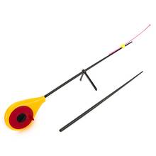Mini Ice Fishing Rod Winter Outdoor Sport Portable Fishing Rod Fishing Accessories Fishing Rod Yellow Tool 2024 - buy cheap