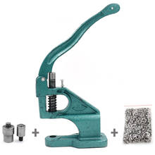 （Machine + Molds+100 sets Eyelets）Eyelets Machine Metal Buttons tools Snaps Sewing repair instrument Rivets installation Machine 2024 - compre barato