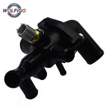 WOLFIGO Automatic Cooling System Thermostat FOR FORD TRANSIT MK7 MK8 2.2 RWD 2011-on 1731782 BK3Q-8A586-AB BK3Q8A586AB 2024 - buy cheap