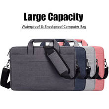 Large Capacity Laptop Bag 13.3 14 15.6 inch Waterproof Notebook Sleeve For Macbook Air Pro Computer Shoulder Handbag Briefcase 2024 - buy cheap