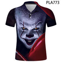 Polo de manga corta con estampado 3D para hombre, sudaderas con estampado del capítulo 2, ropa de calle divertida, informal, Harajuku, Tops 2024 - compra barato