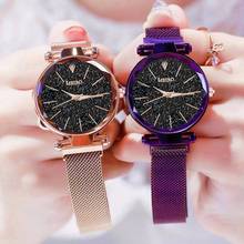 Women Mesh Magnet Buckle Starry Sky Watch Luxury Ladies Geometric Surface Quartz Wrist Watches MEIBO Brand Relogio Feminino 2024 - buy cheap