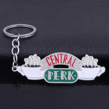 RJ Movie Friends Central Park Keychain Coffee Shop Logo Keyring Car Purse Jewelry Accessories Gift 2024 - buy cheap