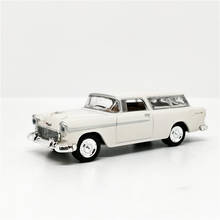 Модель автомобиля Chevrolet из сплава под давлением в масштабе 1:64, модель грузового автомобиля 1955, демонстрация коллекционного автомобиля, сувенирное украшение, подарок 2024 - купить недорого