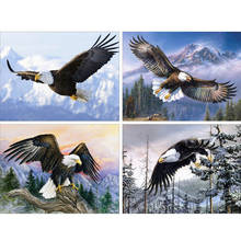 AZQSD Diamond Embroidery Eagle Diamond Painting 5d Animal Home Decor Cross Stitch Kits Picture Of Rhinestones Diy Gift Handmade 2024 - buy cheap