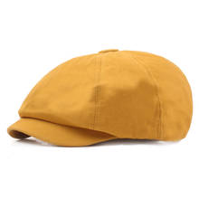 Fibonacci arte jovem chapéu de botão sólido, para mulheres homens casquette quatro estações algodão chapéu retro inglaterra chapéu octagonal 2024 - compre barato