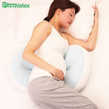 PurenLatex Pillow for Pregnant Women Fibre Cotton Support Waist Back Cushion Pregnancy Pillow Cervical Protect Orthopedic Mat 2024 - buy cheap