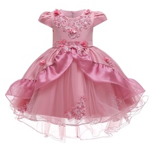 Alta qualidade primeiro comunhão vestido vestidos flor menina princesa festa de aniversário vestido elegante menina escola graduação eucaristia 2024 - compre barato