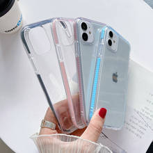 Мягкий силиконовый прозрачный чехол для телефона iPhone 11 Pro 12 Min Max 7 8 Plus, бампер карамельных цветов для iPhone X XS XR SE 2020 2024 - купить недорого