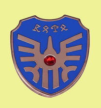 DQ Dragon Warrior Shield of Heroes Loto's Shield Roto loto enamel pin role-playing video game brooch badge 2024 - buy cheap