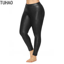 TUHAO 5XL 4XL 3XL Plus Size Stretch Leggings for Women High Waist Pencil Pants Capris Mother Femme Trousers Ladies Pantalon WM19 2024 - buy cheap