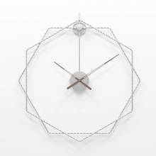 Reloj De Pared silencioso De Metal para el hogar y la Oficina, diseño minimalista moderno, creativo, para decoración, 80cm 2024 - compra barato