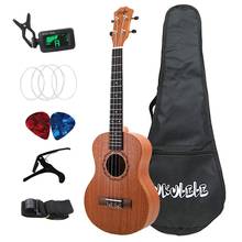 Guitarra acústica Mini Hawaiana para principiantes, Ukelele Tenor de 26 pulgadas, Kits completos 2024 - compra barato