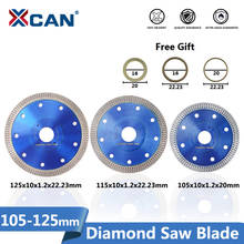 XCAN 1pc 105/115/125mm Diamond Saw Blade For Porcelain Tile Ceramic Dry/Wet Cutting Stone Cut off Saw Blade Diamond Cutting Disc 2024 - buy cheap