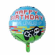 50pcs/lot Video Game Controller Balloon 18" Mylar Balloon Birtdhay Party Decor Toys for Children Globos Game Balloon Baby Shower 2024 - buy cheap