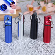 4 Colors Aluminum Seal Pills Box Emergency Medicine Bottle  Pill Case Waterproof Capsule Container 2024 - buy cheap