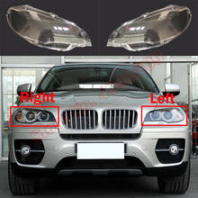 For BMW X6 E71 2008-2014 xDrive 35i/40i/50i Car Front Headlight Lens Cover Glass Shell Headlamp Lampshade Head Light Lamp Case 2024 - buy cheap