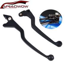 SPEEDWOW Universal Motorcycle Handle Grips Handle Lever Bar Front Brake Lever With Clutch Lever For Yamaha Suzuki Honda 2024 - buy cheap