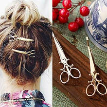 Hair Clips Hairpins Fashion Scissors Shape Hair Pin Hair Clip Claw Hairpins for Women Girl Hair Styling Tools Hair Accessories 2024 - buy cheap