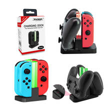 Charging Dock Stand with LED Indication to 2 Pro Controller Charger or 4 Joy-Con Charger For Nintend Switch NS Switch Lite 2024 - buy cheap