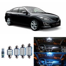 12Pcs Canbus No Error White LED Bulbs Interior Lights Package Kit For Mazda 6 2009 2010 2011 Map Dome Trunk License Plate Light 2024 - buy cheap