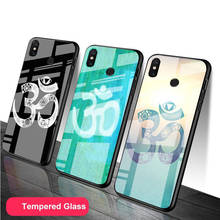 Aum Om Yoga Tempered Glass Phone Case For Redmi Note 5 6 7 8 9 Pro Note8T Note9S Redmi8 9 Cover Shell 2024 - buy cheap