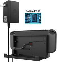 Адаптер переменного тока с Европейской/американской вилкой, зарядное устройство для Nintendo Switch, зарядка для консоли телевизора, док-станция, зарядное устройство для путешествий для блока питания NS LiteUSB Type C 2024 - купить недорого